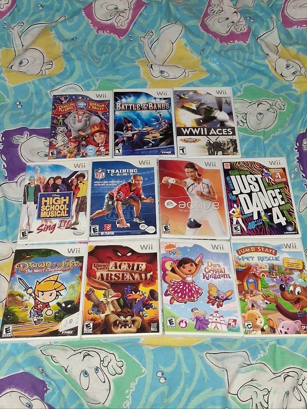 CIB Nintendo Wii Video Game Bundle Lor